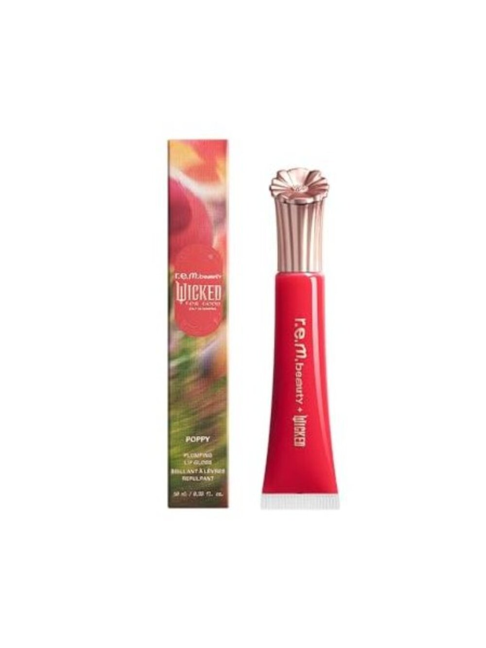 SALE🔥r.e.m. Beauty Wicked For Good Poppy Plumping Lip Gloss in Poppy Punch